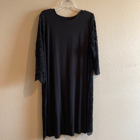 J. Jill Dresses J Jill Black Dress With Lace Poshmark